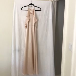 Jill Stuart cream evening gown